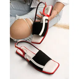 Shoetopia Women Open Toe Flats  With Backstrap-picture-29