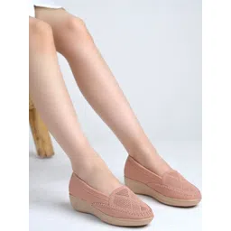 Shoetopia Women Perforations Loafers-picture-28