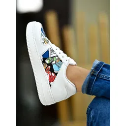 Shoetopia Women Printed Lightweight Sneakers-picture-28