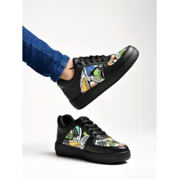 Shoetopia Women Printed Lightweight Sneakers-picture-10