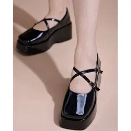 shoetopia Women Pumps with Patent leather upper-picture-15