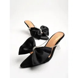 Shoetopia Women's Black Casual Stilettos-picture-39