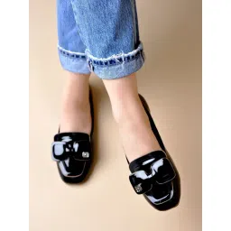 Shoetopia Women's Black Flat Ballets-picture-30