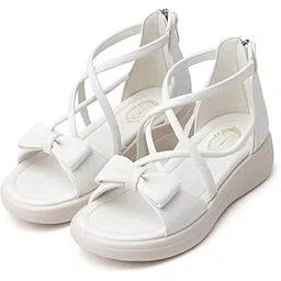 shoetopia Women’s Flat Sandals with Bow Knot & Strappy Design || Comfortable Casual Fashion Sandals for Daily footwear & Outings-picture-15