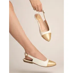 Shoetopia Women's Golden Back Strap Sandals-picture-30