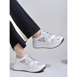 Shoetopia Women's Grey Casual Sneakers-picture-20