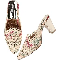 shoetopia Women's Mesh Sandal, 3, Beige-picture-11