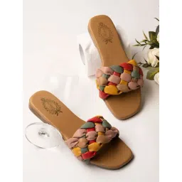 Shoetopia Women's Multicolored Casual Sandals-picture-23