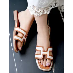 Shoetopia Women's Tan Casual Sandals-picture-35