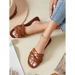 SHOMEE Women Open Toe Flats-picture-22