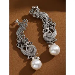 SHONA'S STYLE Peacock Shaped Ear Cuff Earrings-picture-0