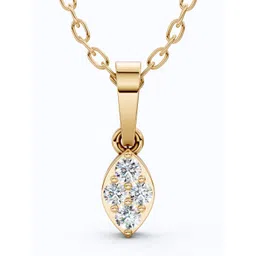 SHOORA DESIGNS 14KT Gold Marquise Cluster Charm Pendant-picture-36