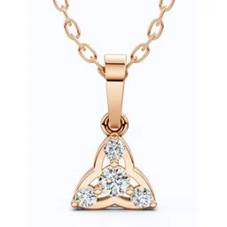 SHOORA DESIGNS 14KT Trinity Knot Celtic Pendant Diamond-picture-15