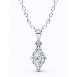 SHOORA DESIGNS 9KT Round Cut Cluster Wedding Pendant Diamond-picture-17