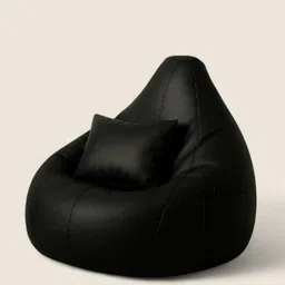 shop 24 care XXXL Bean Bag Chair with Cushion & Pocket | Premium Leatherette, Ergonomic Design Bean Bag Chair With Bean Filling-picture-15