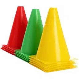 SHOP INTRO Cone Marker Set | 6 Inch Sports Training Cones - Pack of 6 for Agility Drills Obstacle Course Field Marking (Pack of 6)-picture-20