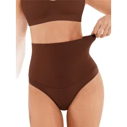 shop the edit Women High Waist Tummy Tucker Shapewear Thong-picture-32