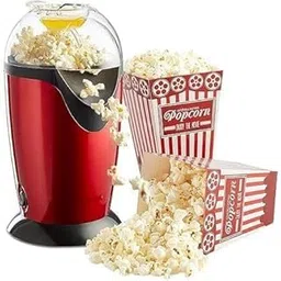 SHOPARAM New Mini Sweet Hot Air Popcorn Machine And Snack Maker, Automatic Instant Popcorn Maker Stylish Design, Aluminium Alloy Oil Free Maker Machine, Popcorn in Just Minutes. (RED)-picture-29