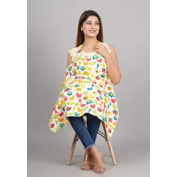 shopaxis Breast feeding Maternity Cover for Mothers Pure cotton with inner muslin lining Feeding Cloak-picture-41