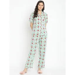 shopbloom Printed Pure Cotton Night suit-picture-11