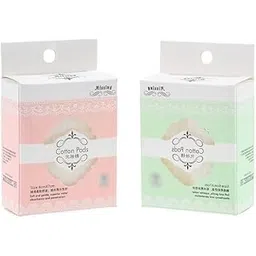 SHOPECOM Natural Square Cotton Puff, Double-Side Save Water Soft Gentle Makeup Tools, Makeup Remover Facial Cotton Pads, Cosmetic Facial Eye Makeup Remover Pads for travel home(3pc)-picture-17