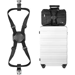 SHOPEE 2PCS Luggage Straps Bag Bungees for Add a Bag, Adjustable Elastic Travel Suitcases Luggage Bags Strap Belt with Buckles - Black-image-6