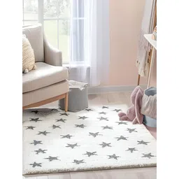 Shopgallery Grey & Off White Geometric Anti-Skid Carpet-picture-35