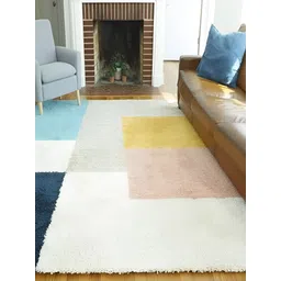 Shopgallery Mustard & White Geometric Anti-Skid Carpet-picture-16