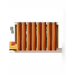 Shopgallery Orange Set of 4 Room Darkening Window Curtain-picture-23