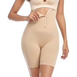 shopipistic Shapewear for Women Tummy Tucker, High Waist Butt Lift Gym Wear Shorts with Hook & Eye Closure for Body Fat Compression, Body Shaper Waist Trainer for Women-picture-32