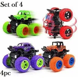 shopjamke Friction Powered Monster Rock Cars Unbreakable With Big Rubber Tires (Multicolor)-picture-25