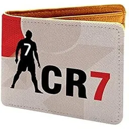shopmantra Cristiano Ronaldo CR7 Printed Pu Leather Wallet for Men's/Boy's (Red)-picture-55