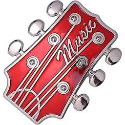 shopora Cowboy Belt Buckle Men Accessory Texas Replacement Music Guitar Red | Mens Accessories | Belt Buckles-picture-24