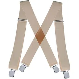 shopora Mens Suspenders 5Cm Width X Type For Men Gifts Formal Events Orchestra Beige | Mens Accessories | Suspenders Braces-picture-50