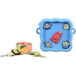 shopora Wallet With Holes Decor Cartoon Beach Storage Pouch For Shopping Party Blue | Womens Accessories | Wallets-picture-27