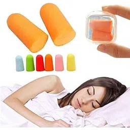 Shoppy shop 5 Pair Sleep Soundproof Earplug Soft Sponge Ear Plugs Insulation Anti Noise Snoring Sleep Aid Swimming Travel Earplugs C35-picture-10