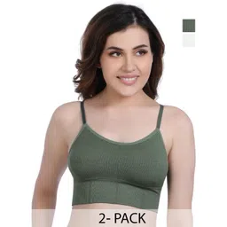 SHOPPY VILLA Women Pack of 2 Full Coverage Lightly Padded T-shirt Bra-picture-12