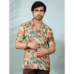 Shortscape Men Floral Printed Standard Fit Casual Shirt-picture-14