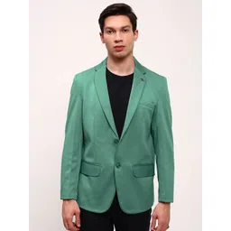 SHOWOFF Cotton Singel-Breasted Blazer-picture-32