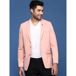 SHOWOFF Cotton Slim-Fit Single-Breasted Blazer-picture-22