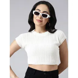 SHOWOFF Fitted Crop Top-picture-38