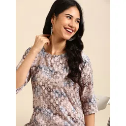 SHOWOFF Floral Printed Kurta-picture-43