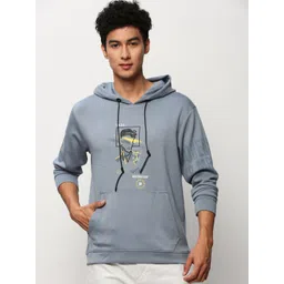 SHOWOFF Graphic Printed Hooded Cotton Sweatshirt-image-31