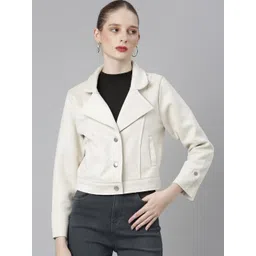 SHOWOFF Lapel Collar Windcheater Crop Tailored Jacket-picture-39