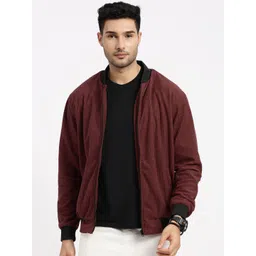 SHOWOFF Men Acrylic Windcheater Bomber Jacket-picture-17