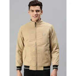 SHOWOFF Men Beige Bomber Jacket-picture-22
