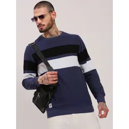 SHOWOFF Men Colourblocked Pullover Sweater-picture-20