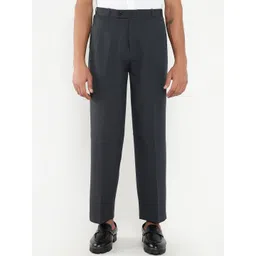 SHOWOFF Men Comfort Loose Fit Low-Rise Pleated Trousers-picture-29