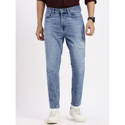 SHOWOFF Men Comfort Low-Rise Low Distress Heavy Fade Bleached Jeans-picture-33