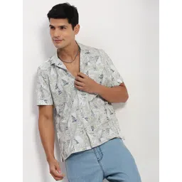 SHOWOFF Men Comfort Opaque Printed Casual Shirt-picture-16
